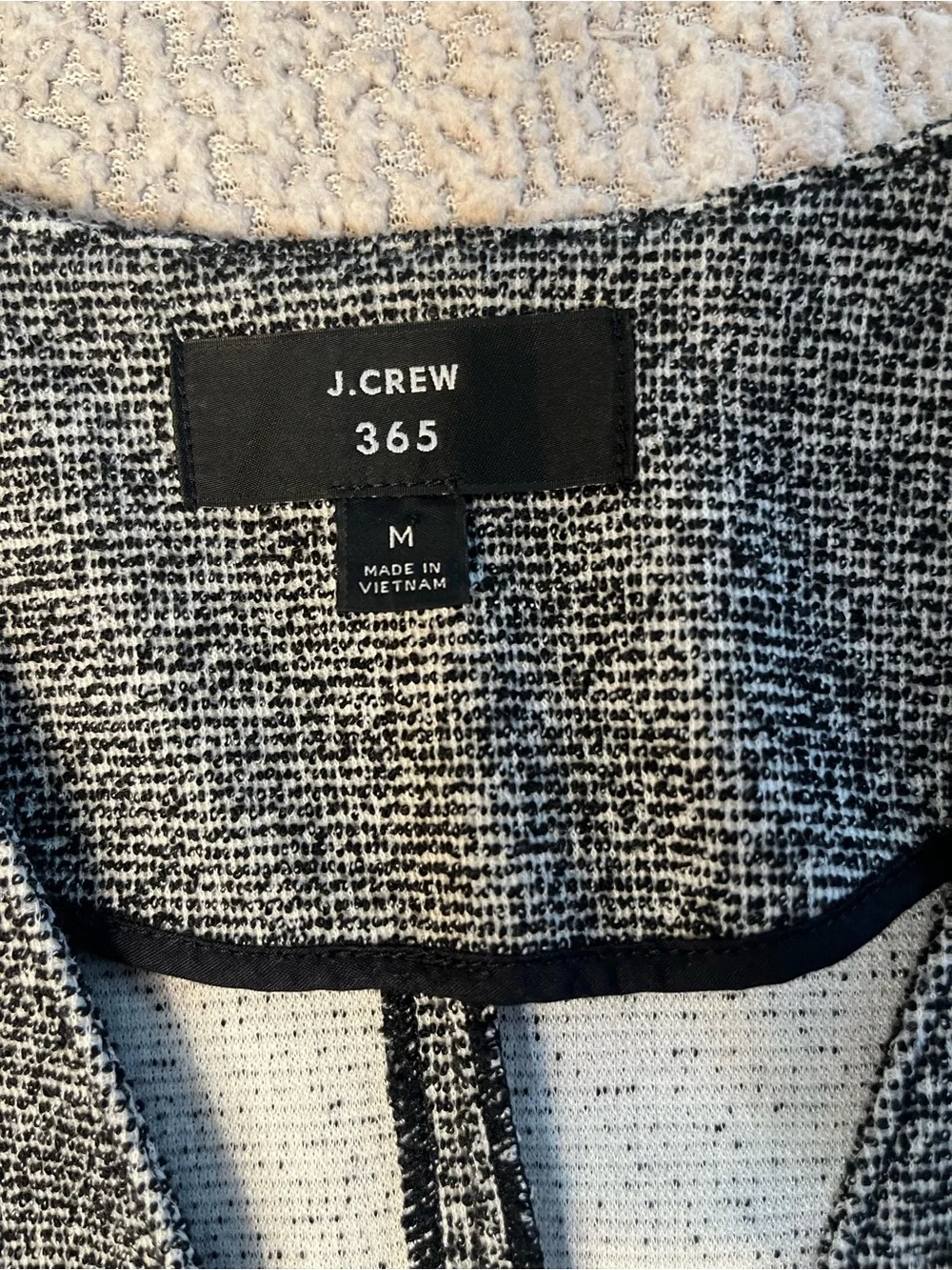 J.Crew 365 Black & Grey Business Casual Blazer Size Medium